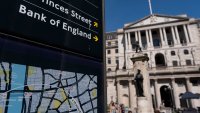 Bank of England in the City of London as economists and mortgage holders await this week’s interest rate announcement on 28th July 2024 in London, United Kingdom. 