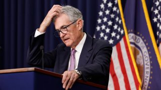 Federal Reserve Chairman Jerome Powell speaks during a news conference following the September meeting of the Federal Open Market Committee at the William McChesney Martin Jr. Federal Reserve Board Building on September 18, 2024 in Washington, DC. 