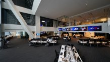 Shown on Friday Oct. 5, 2018, is the new NBC10 and Telemundo 62 newsroom located inside the Comcast Technology Center, in Philadelphia. NBC10 Photo/ Joseph Kaczmarek